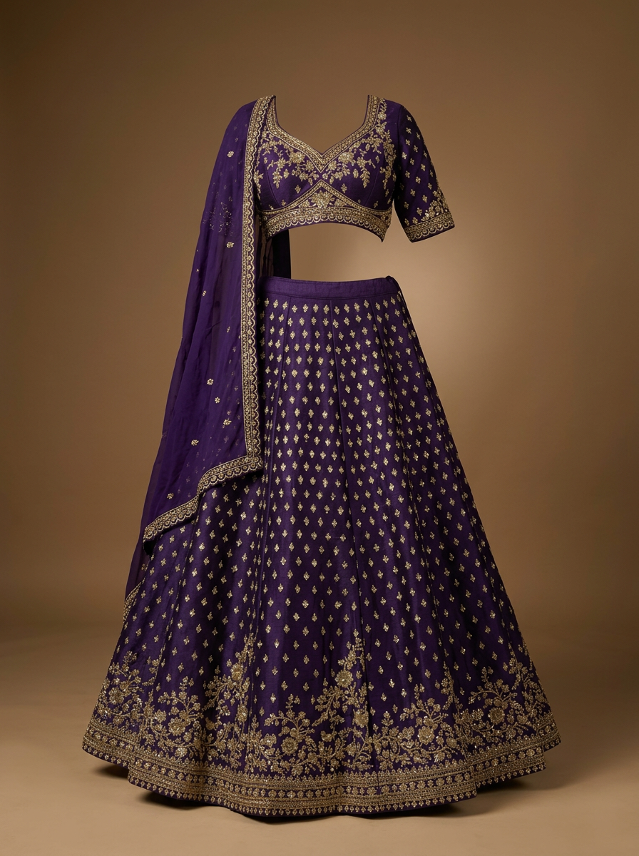 Amethyst Royale Bridal Lehenga